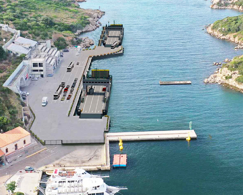 Project Expansion of the S. Teresa di Gallura commercial port | Eng. Ritossa