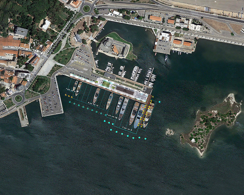 Project Big yachts dock at the Brin Pier | Eng. Ritossa