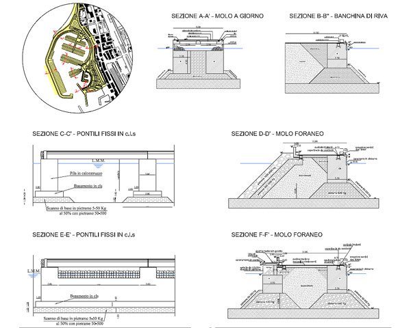 Planimetry project Golfo Aranci - Eng. Ritossa