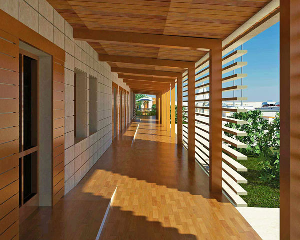 Corridors Simulation Project Marina of Orosei - Eng. Ritossa