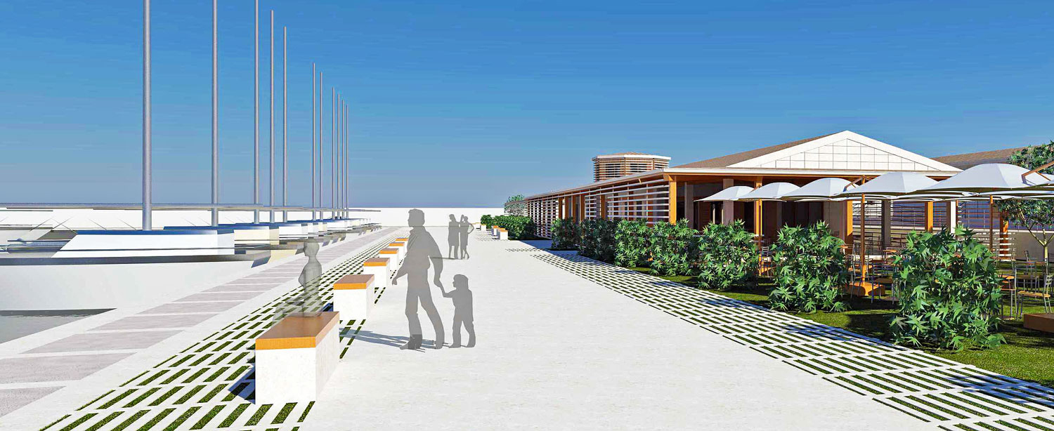 Catwalk Simulation Project Marina of Orosei - Eng. Ritossa