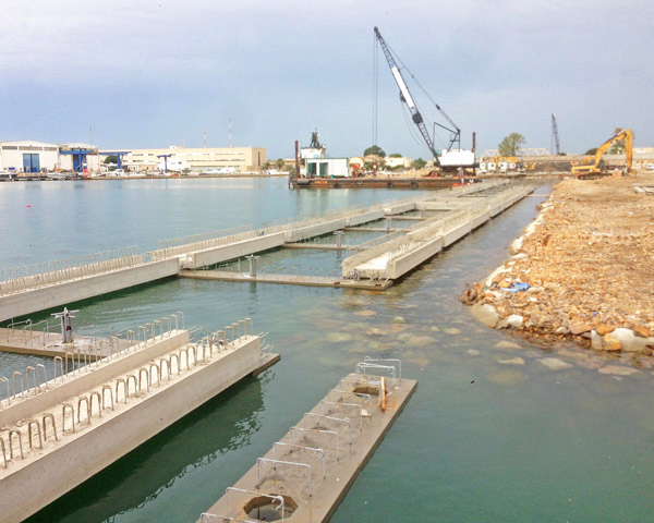 Construction Project Port of Cagliari Dock - Eng. Ritossa