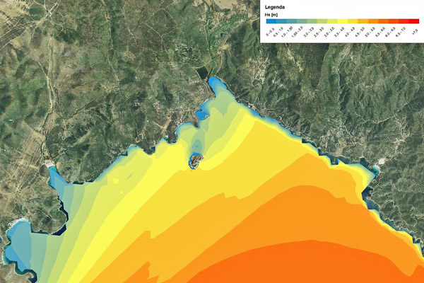 Wavy way Project Port of Teulada - Eng. Ritossa